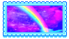 Glitter Rainbow Stamp!