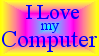 'I love my computer' Stamp!