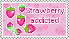 'Strawberry addicted' Stamp!